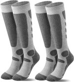 Kayzadd Ski Socks for Men 2-Pack for Skiing, Snowboarding, Outdoor Sports Performance Socks… - Image 3